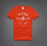 heren abercrombie fitch korte t-shirt crewneck oranje est 1892 Sport Novel nmffn741